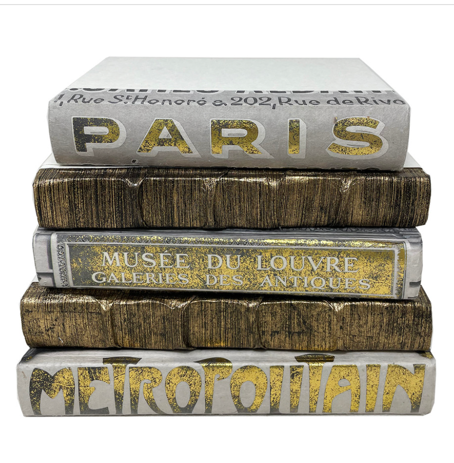 Paris Stack Book /Set of 5