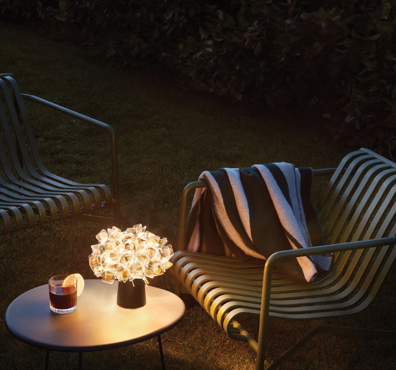Clizia Mama Non Mama Battery Table Lamp/Gold-Black