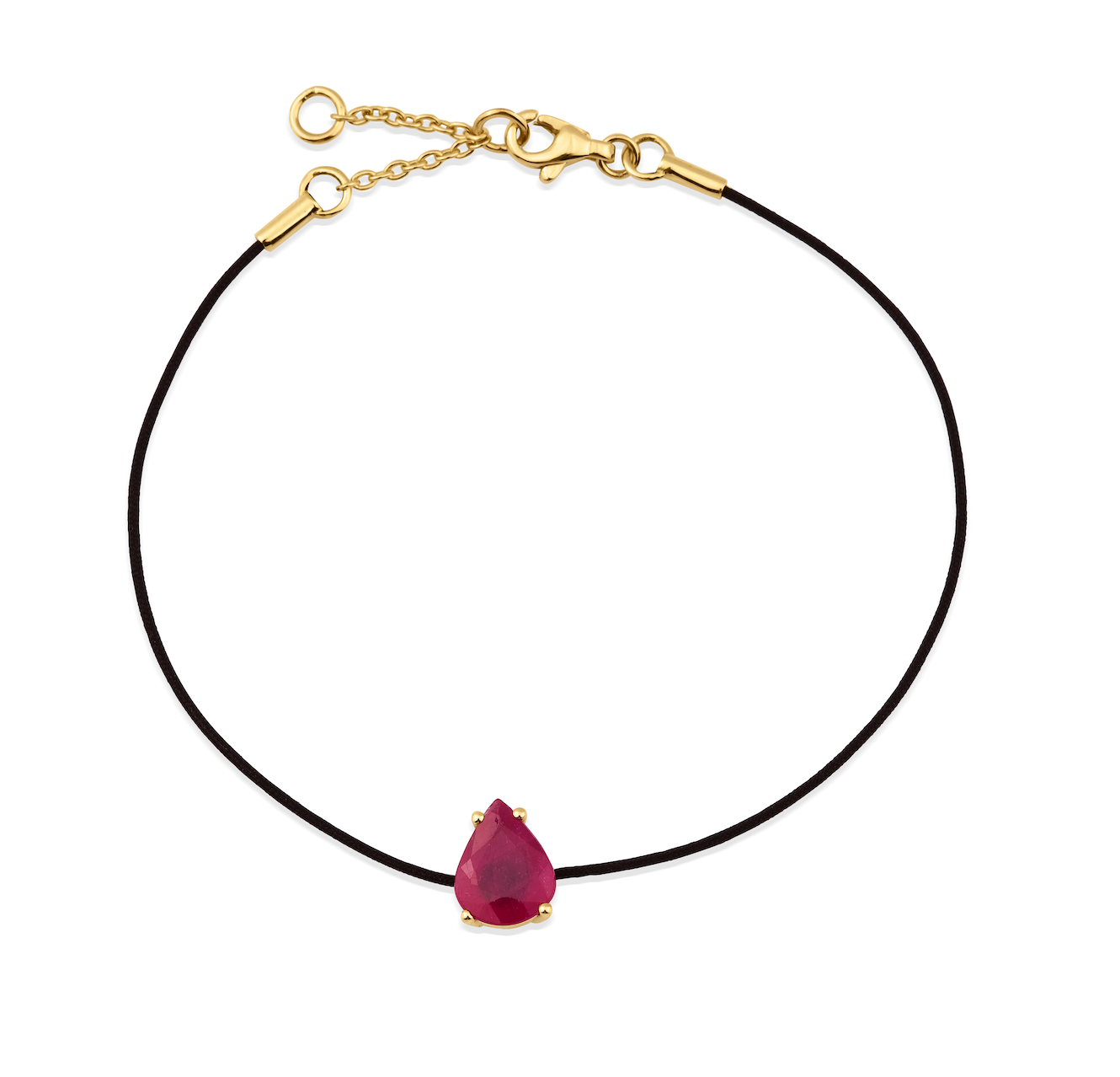 RUBY CORD BRACELET