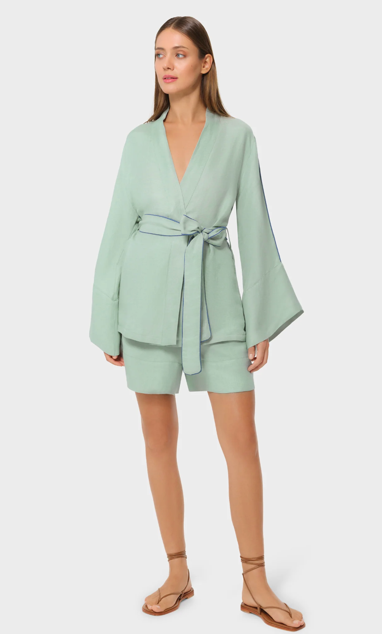 Jade Mythos Wrap Top