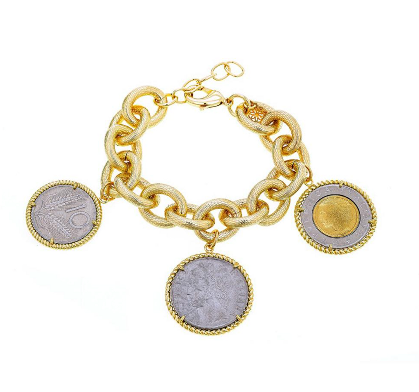 Madeleine Three Coin Bracelet
