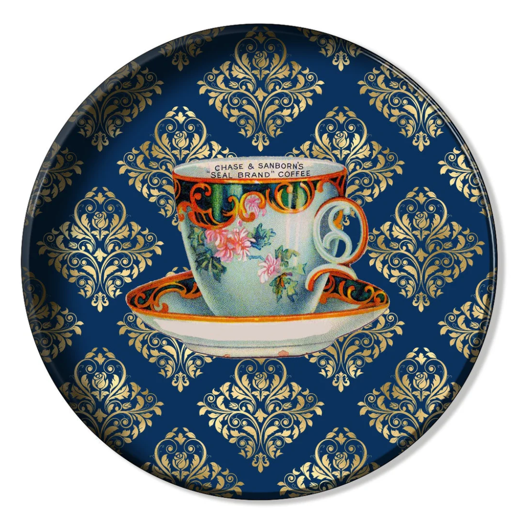 Metal Tray - Tea Party 1