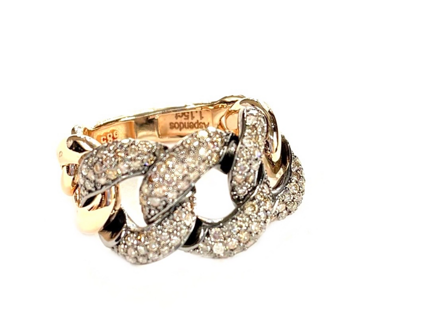 Diamond Chunky Chain Ring