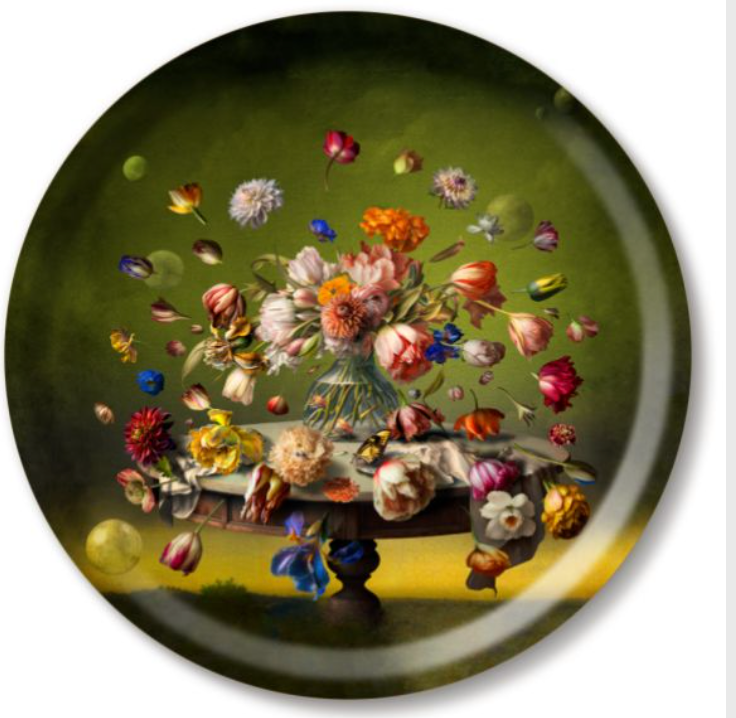 Maggie Taylor The Occasion Round Tray