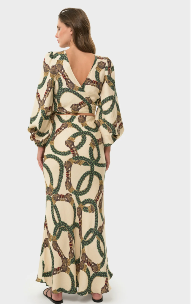 Celine Mystique Maia Wrap Top