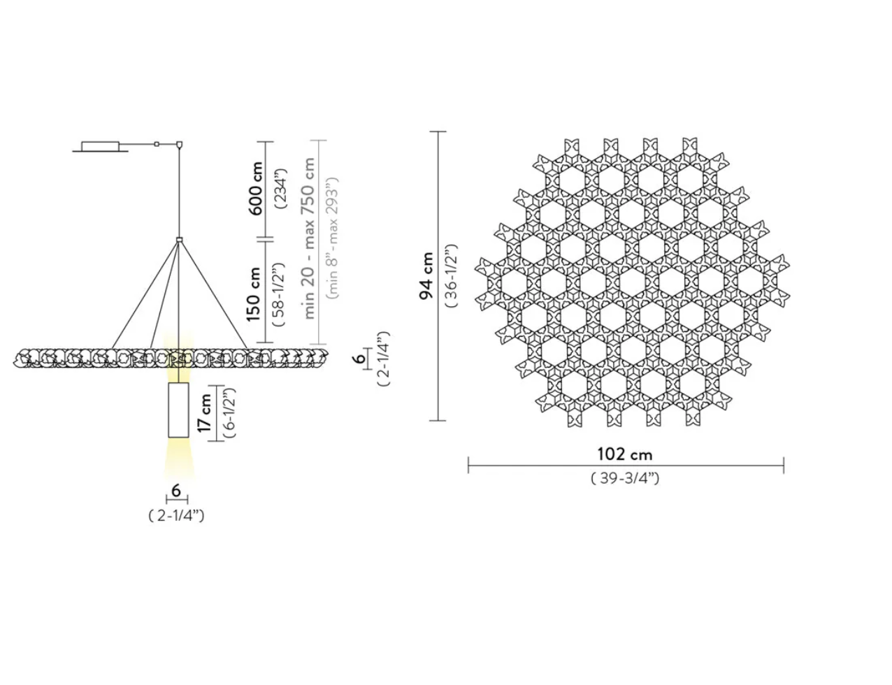 Nuvem Suspension Light /Single Module