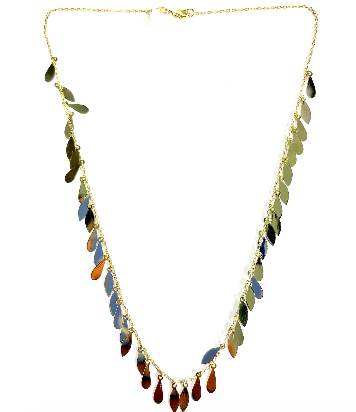 PEAR FRINGE NECKLACE