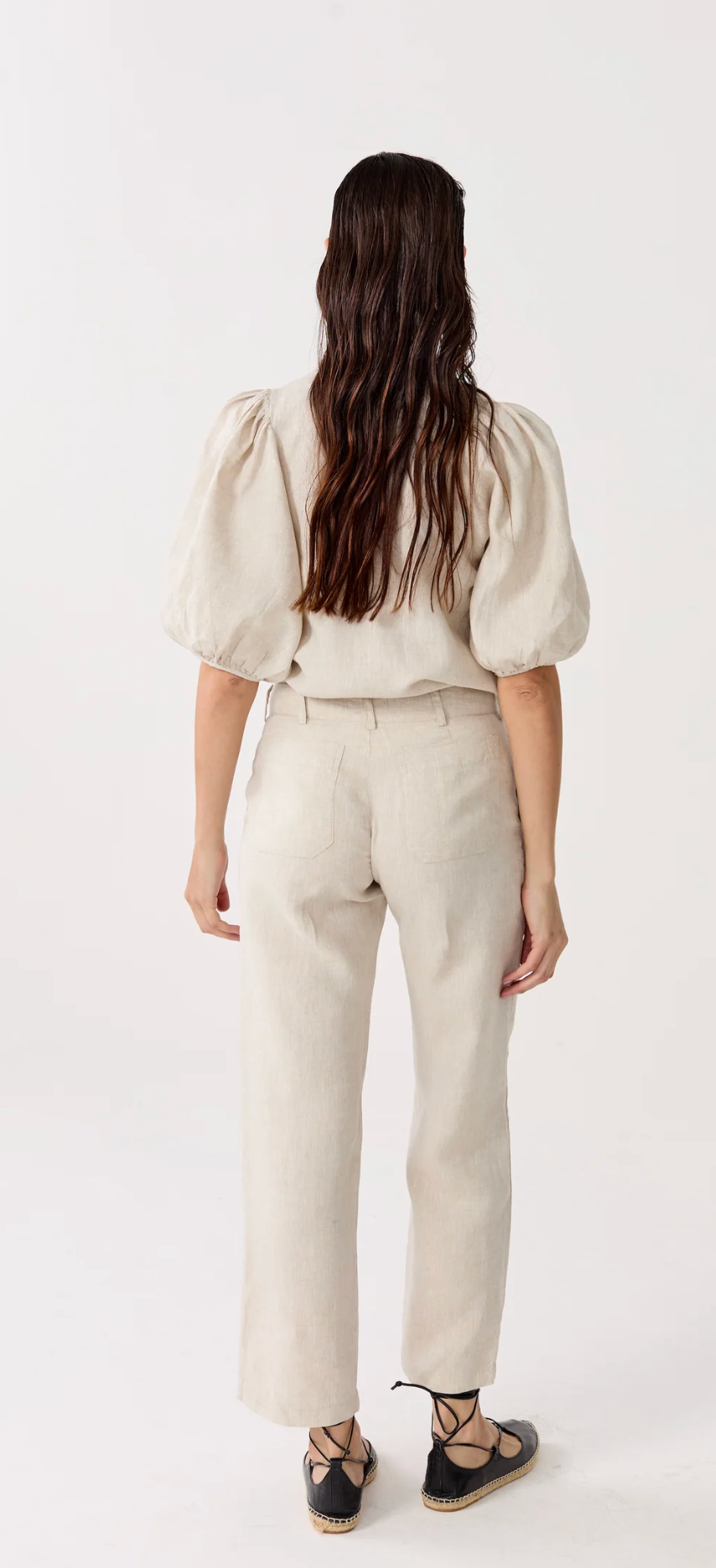 Bubble Linen Shirt - Natural