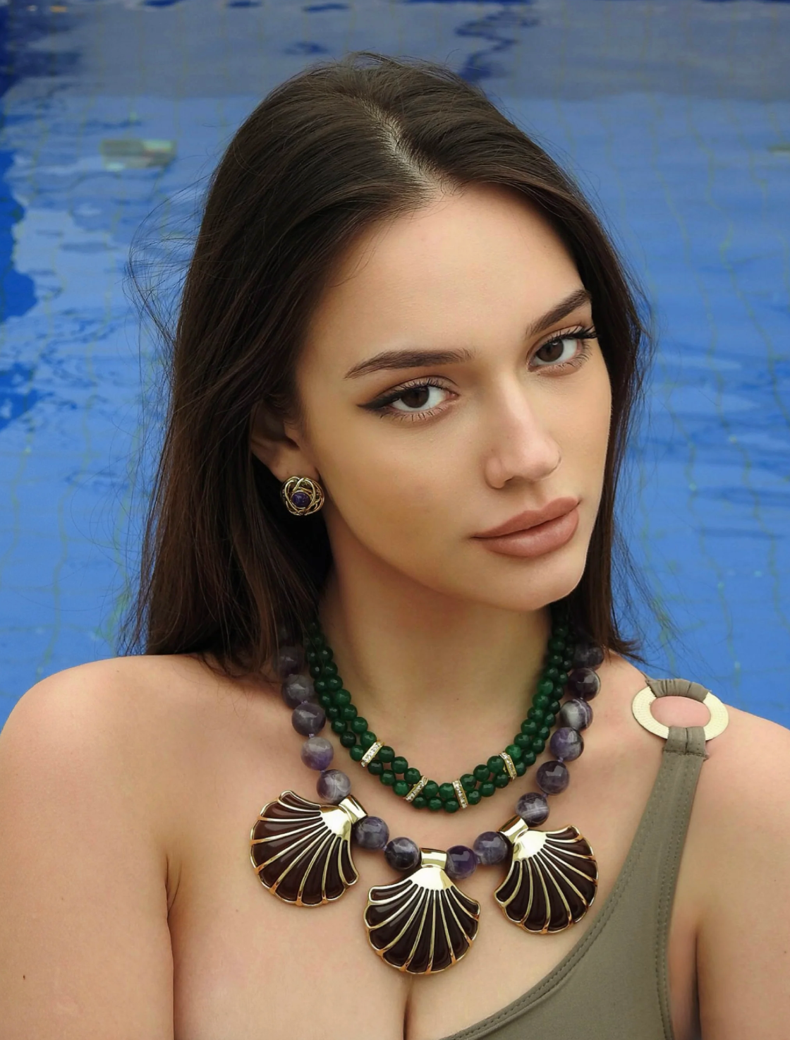 Anela Necklace Amethyst