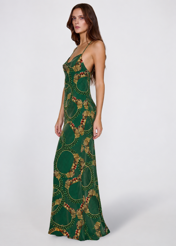 Lenny Eden Scarlet Slip Dress