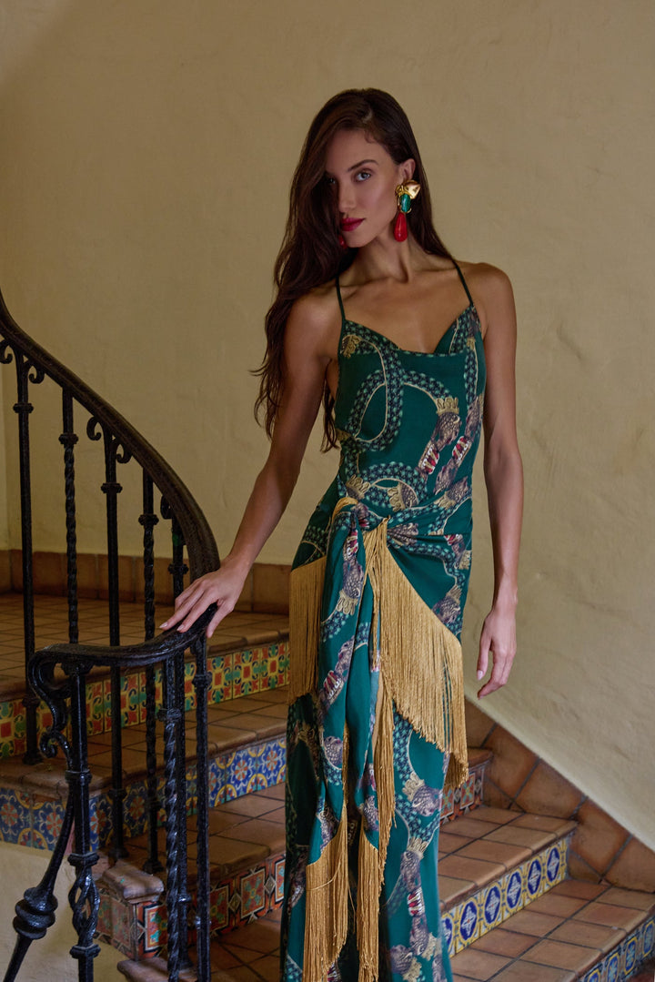 Lenny Eden Scarlet Slip Dress