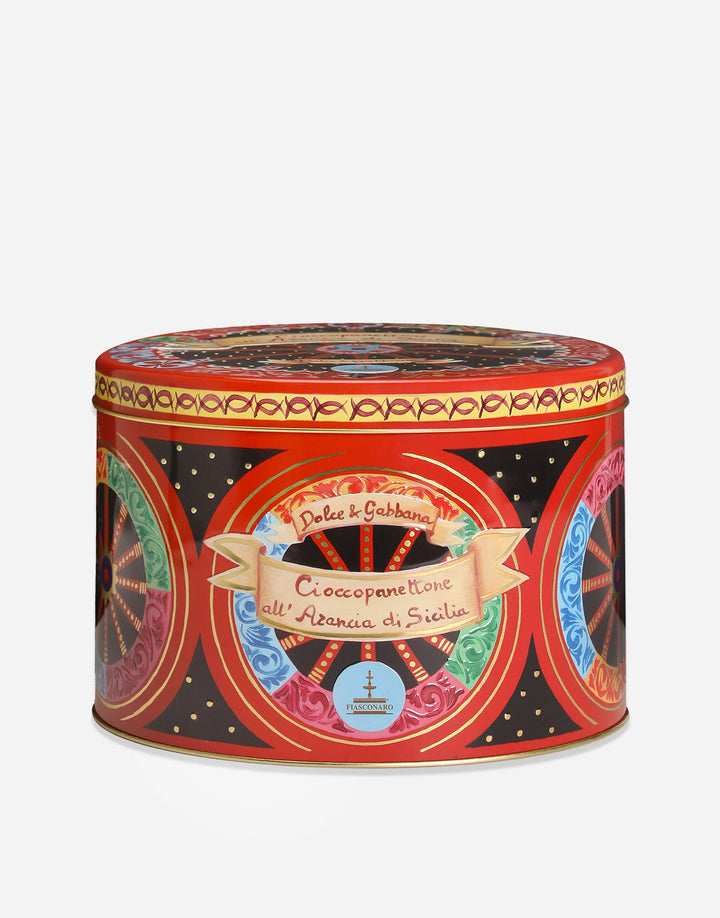 Cioccopanettone with Sicilian orange candies
