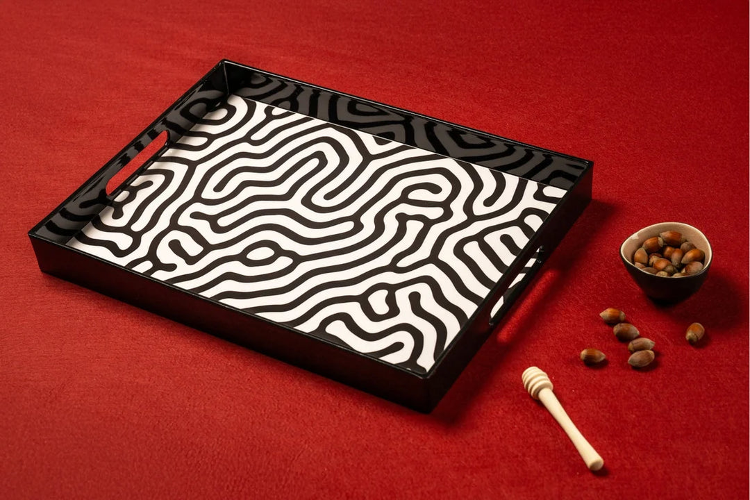 Bauhaus rectangular tray