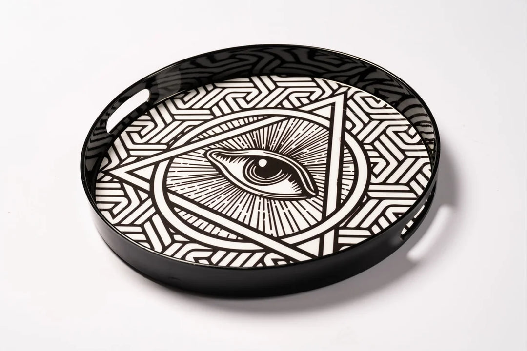 Mystic Eye Round tray