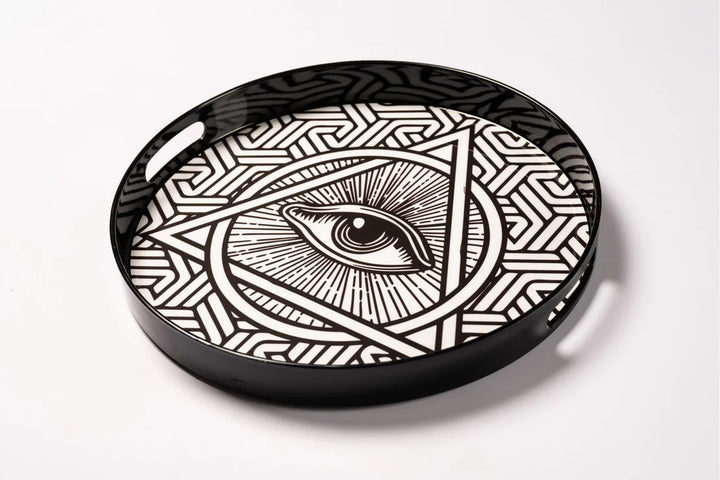 Mystic Eye Round tray