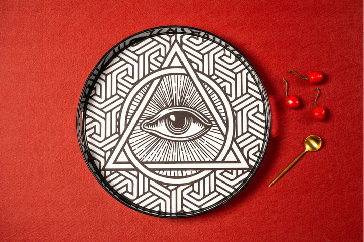 Mystic Eye Round tray