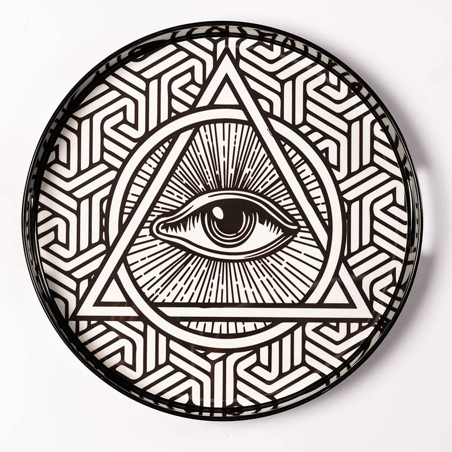 Mystic Eye Round tray