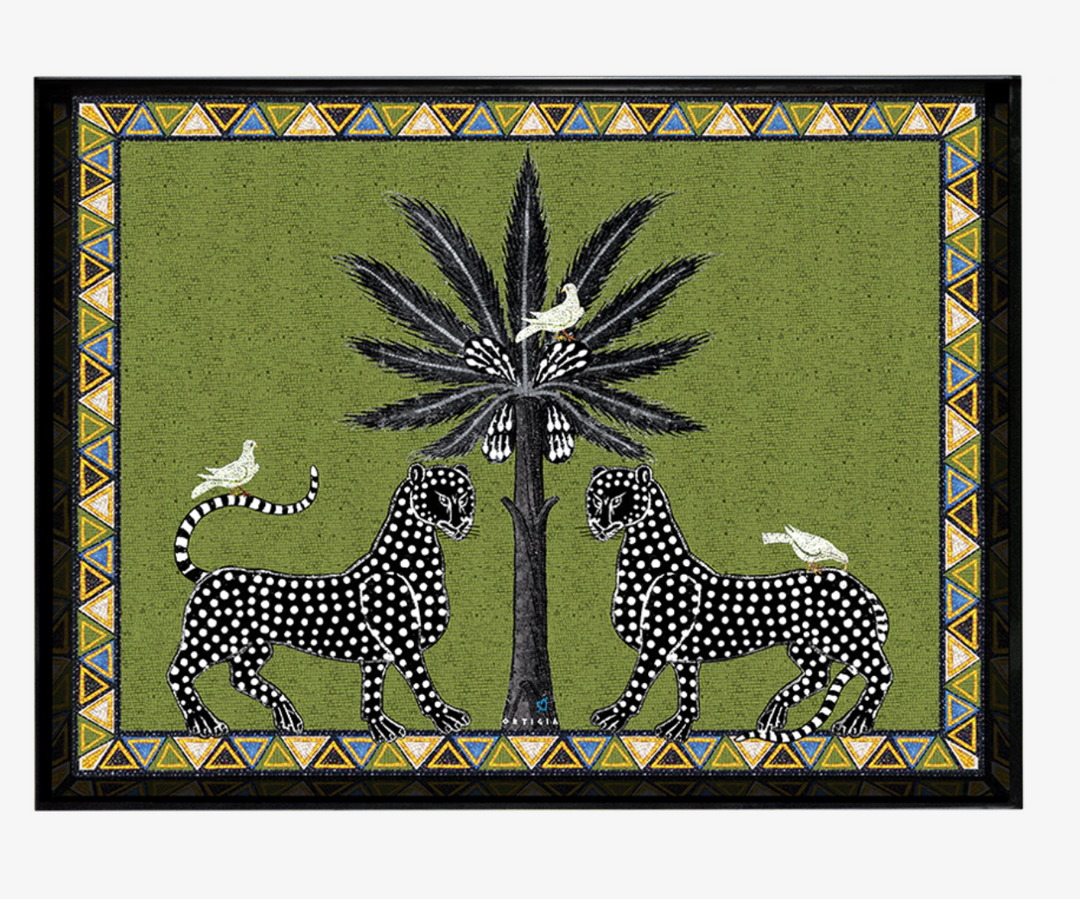 Tray Mosaico Green Large
