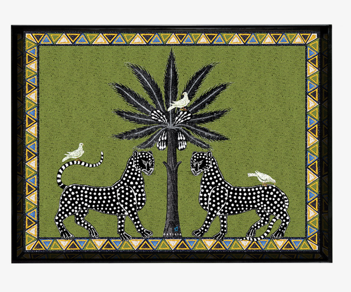 Tray Mosaico Green Large