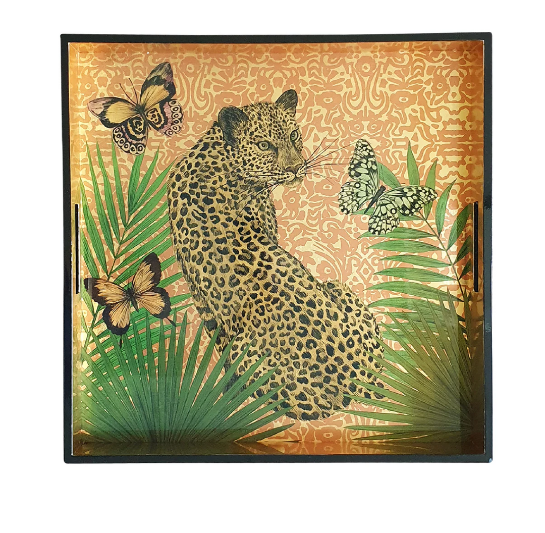 Matthew Williamson Lacquered Wooden Tray