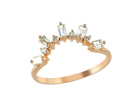 DIAMOND CROWN RING