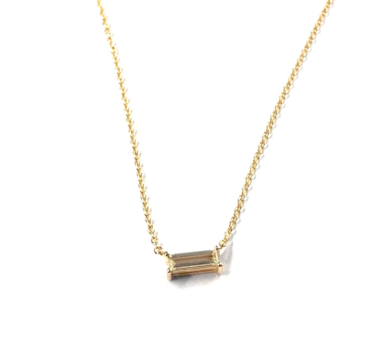 BAGUETTE DIAMOND NECKLACE