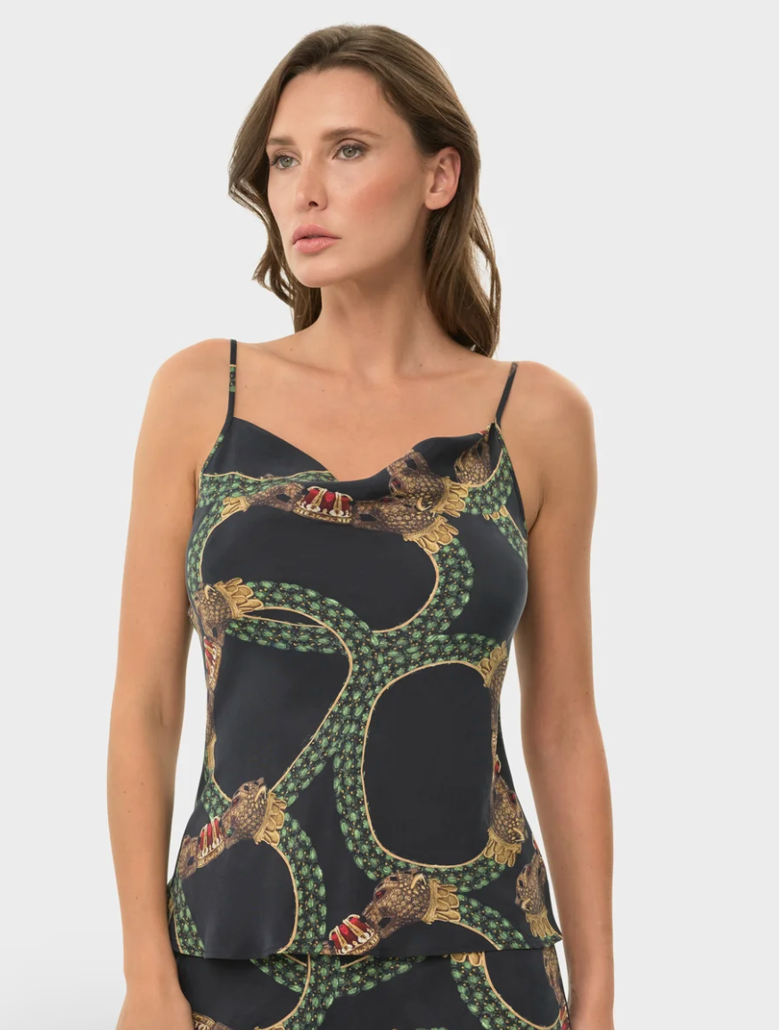 Dion Mystique Cowl Cami Top