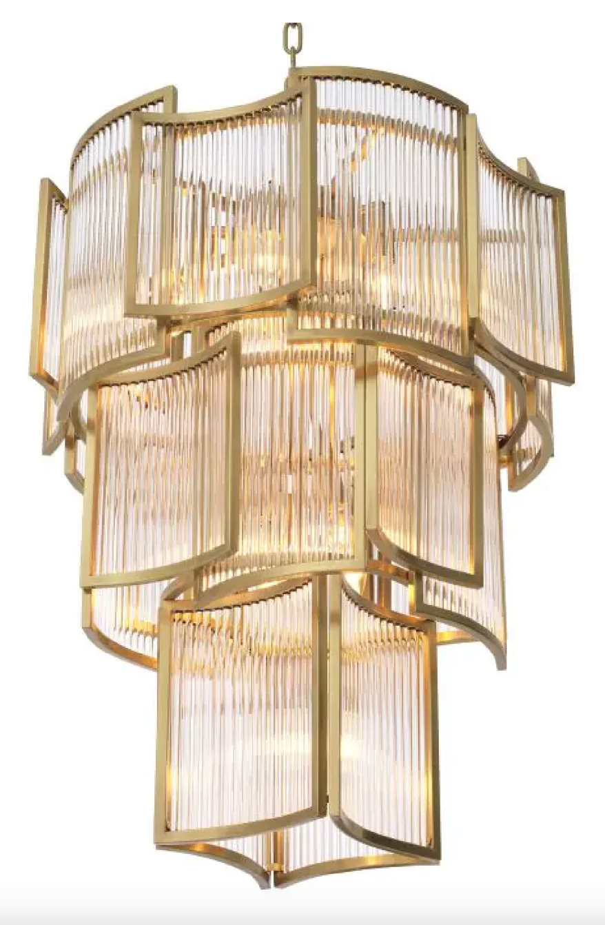 Modern Art Deco Chandelier