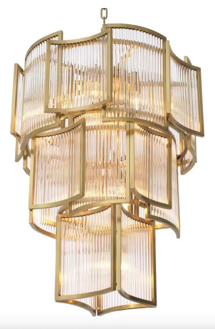 Modern Art Deco Chandelier