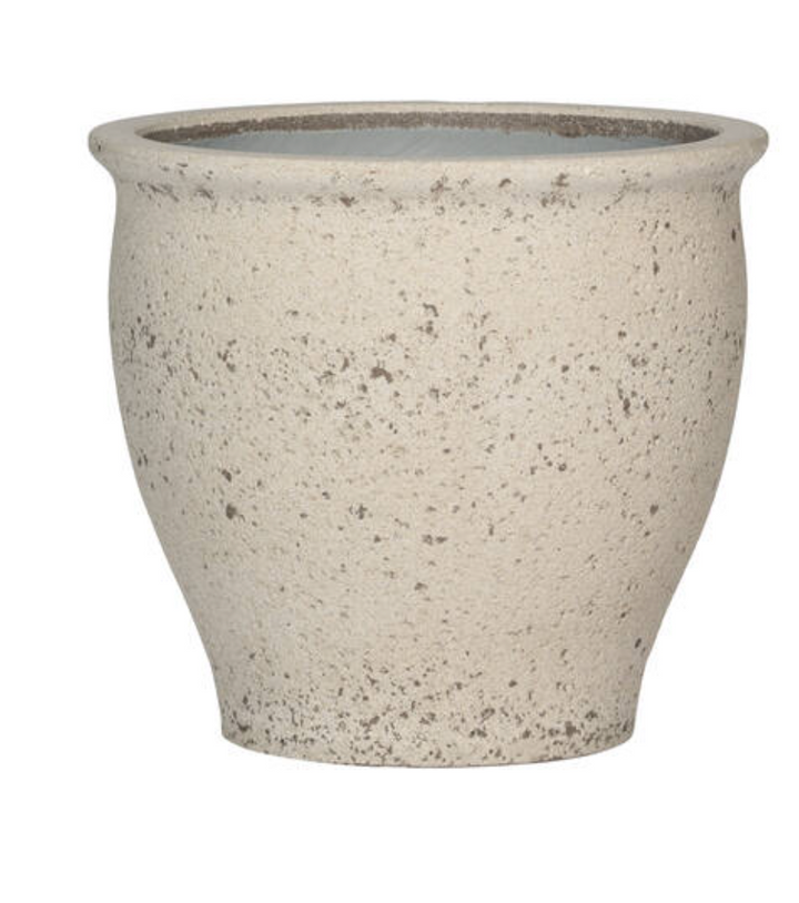 Poseidon White Pot with Planter