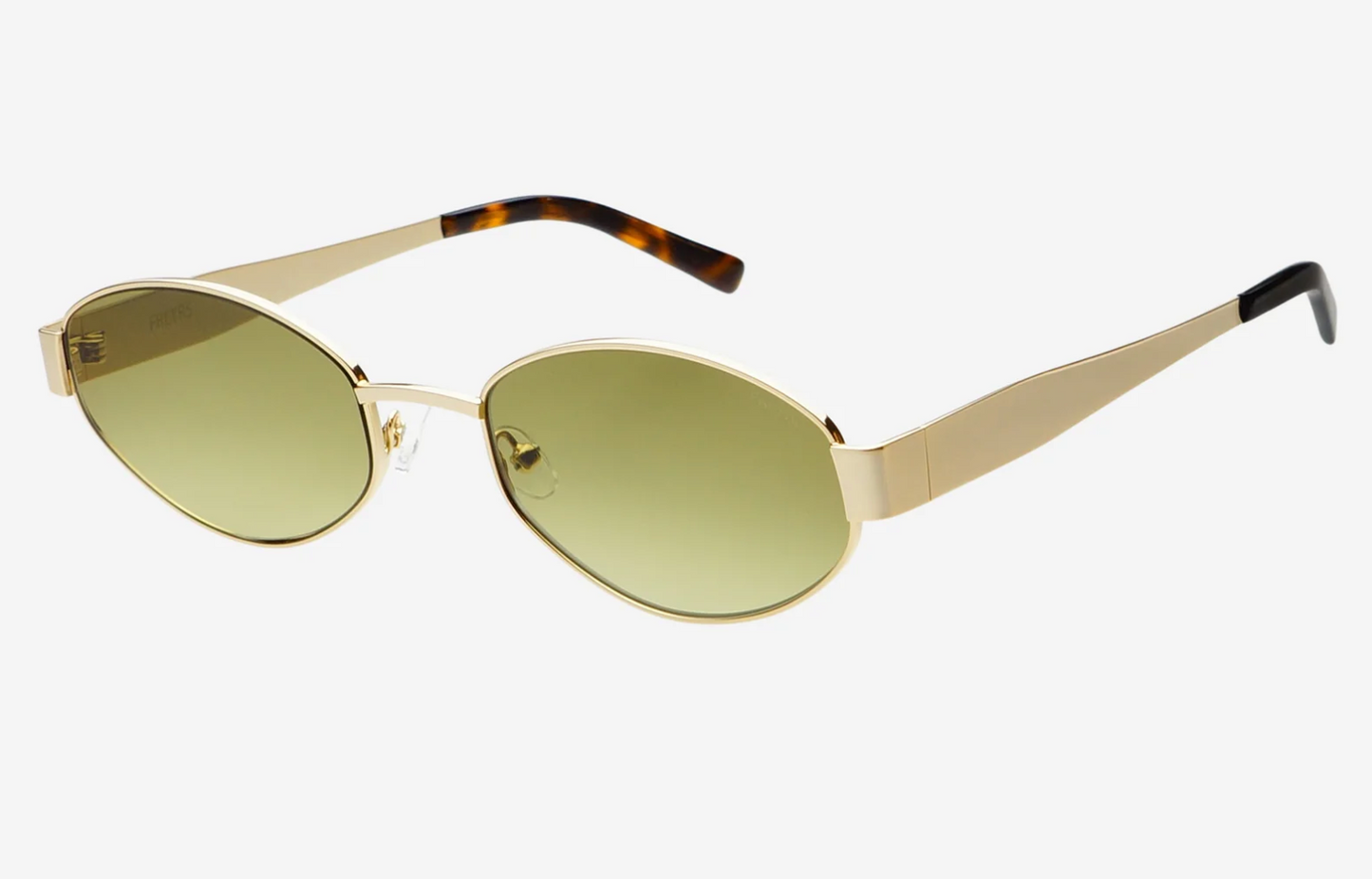 Soho Sunglass-Gold/Green