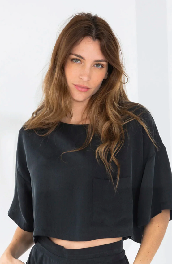 Noir Harper Crop Tee