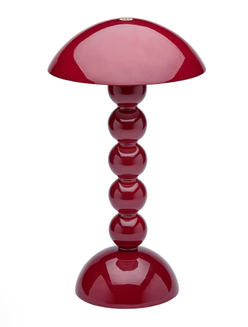 Lacquer Rechargeable Bobbin LED Lamp
