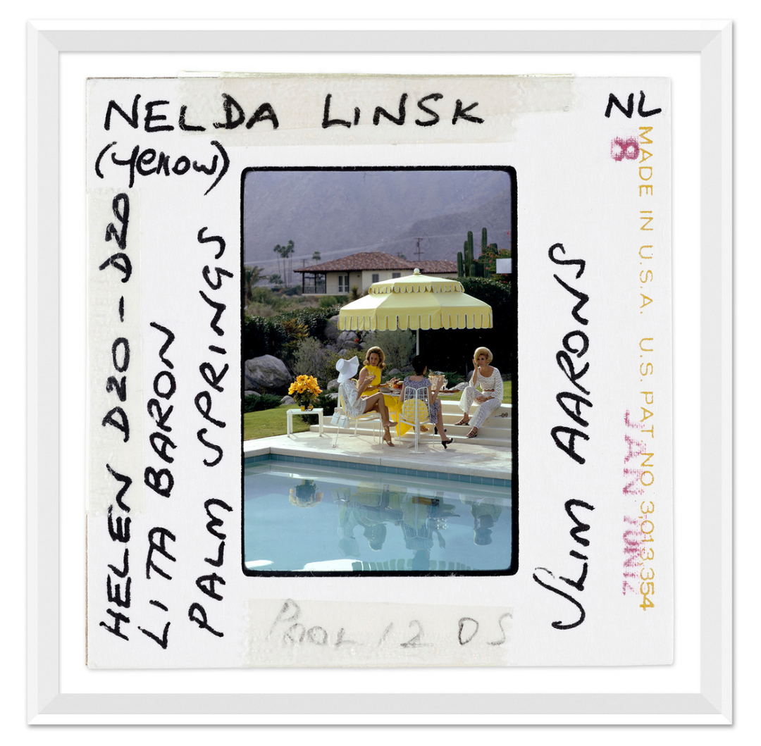 "Nelda and Friends - Slide," Slim Aarons, January 1, 1970