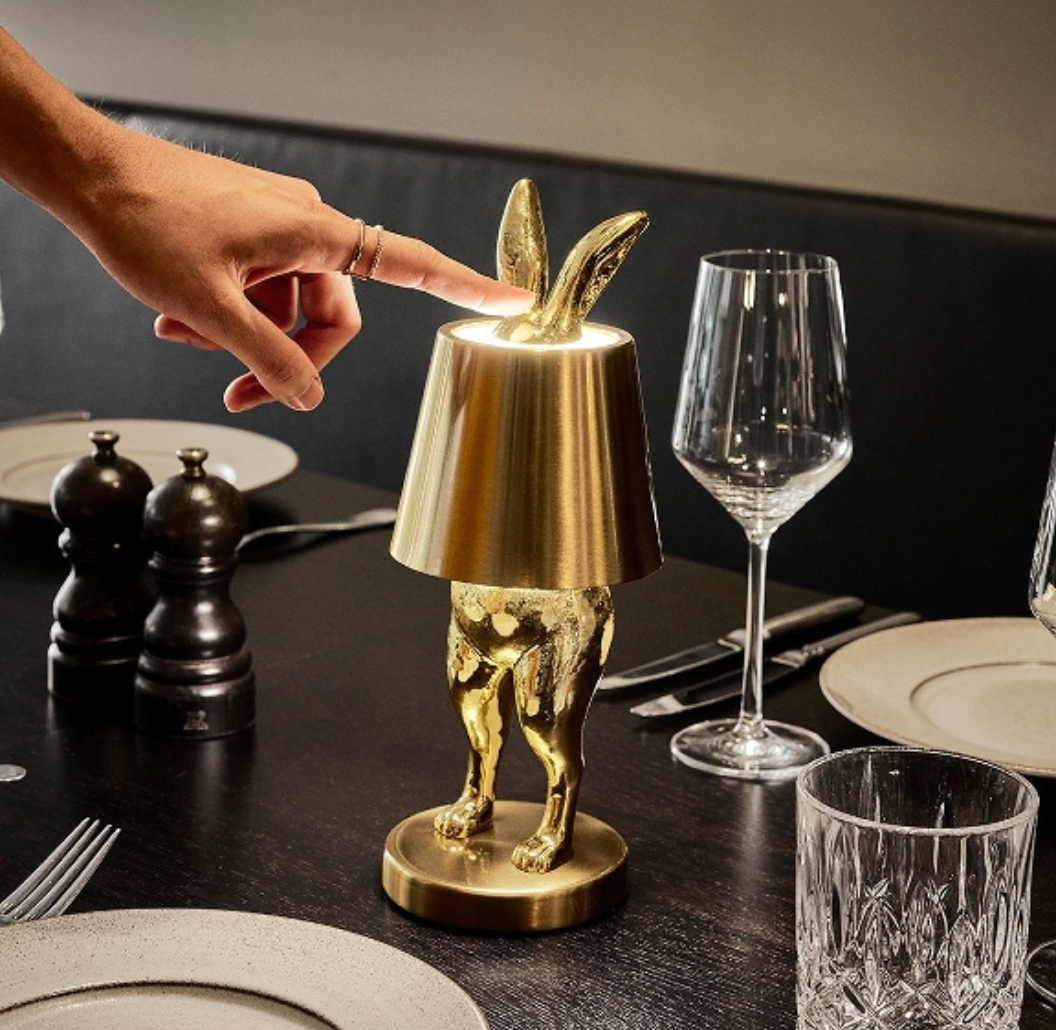 Hiding Bunny Table Lamp
