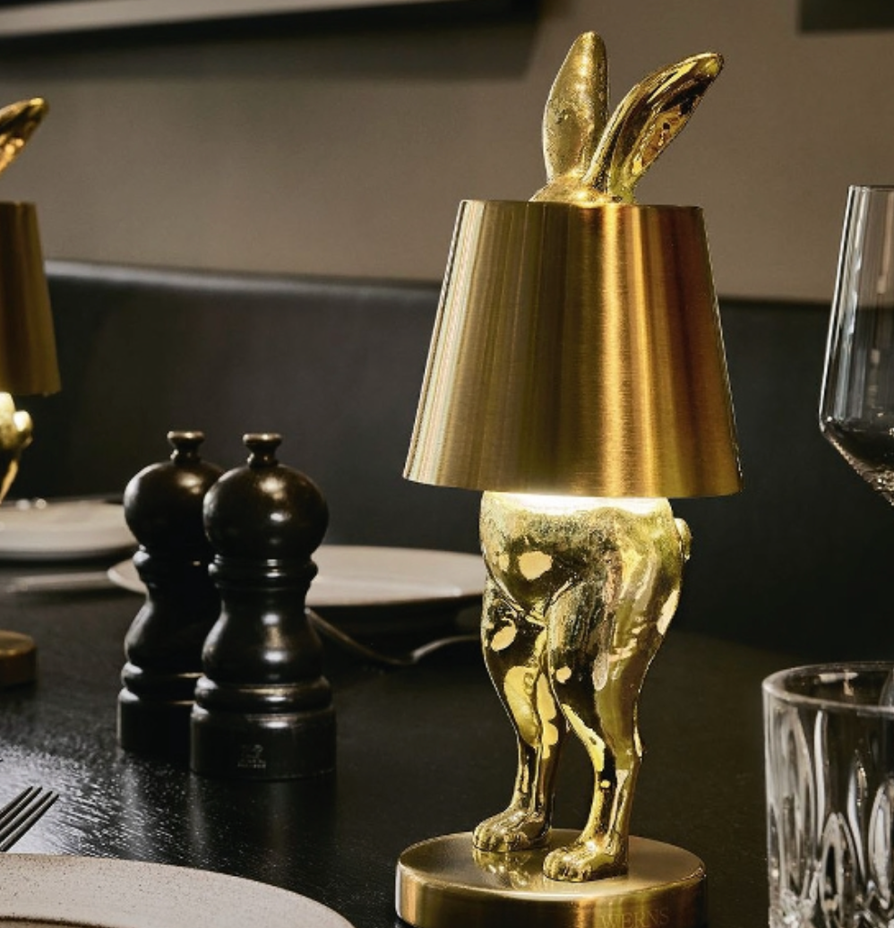 Hiding Bunny Table Lamp