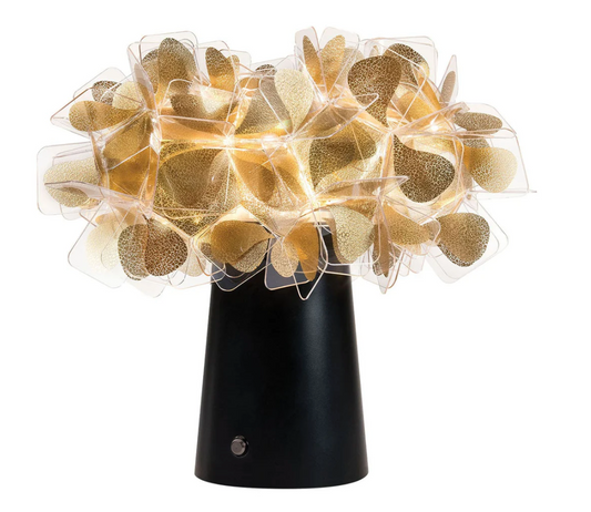 Clizia Mama Non Mama Battery Table  Lamp/Gold-Black