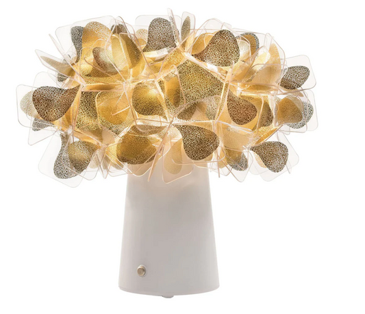 Clizia Mama Non Mama Battery Table Lamp/Gold-White