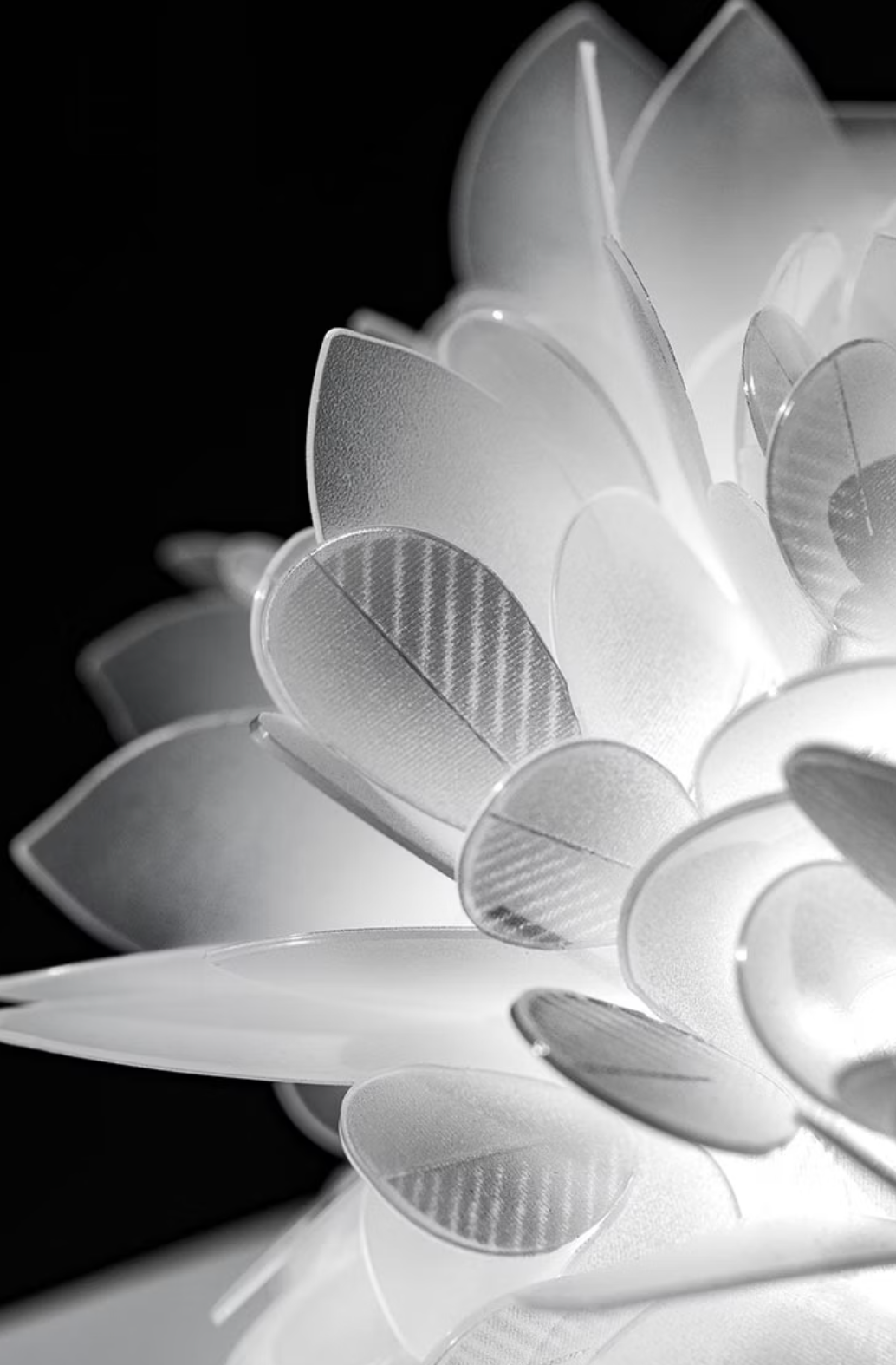 Veli Foliage Table Lamp-White