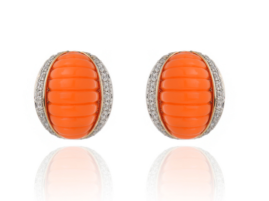 Sogno Earrings/Orange