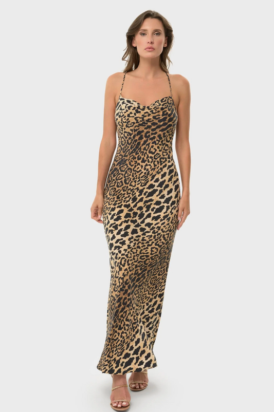 Leo Scarlet Slip Dress