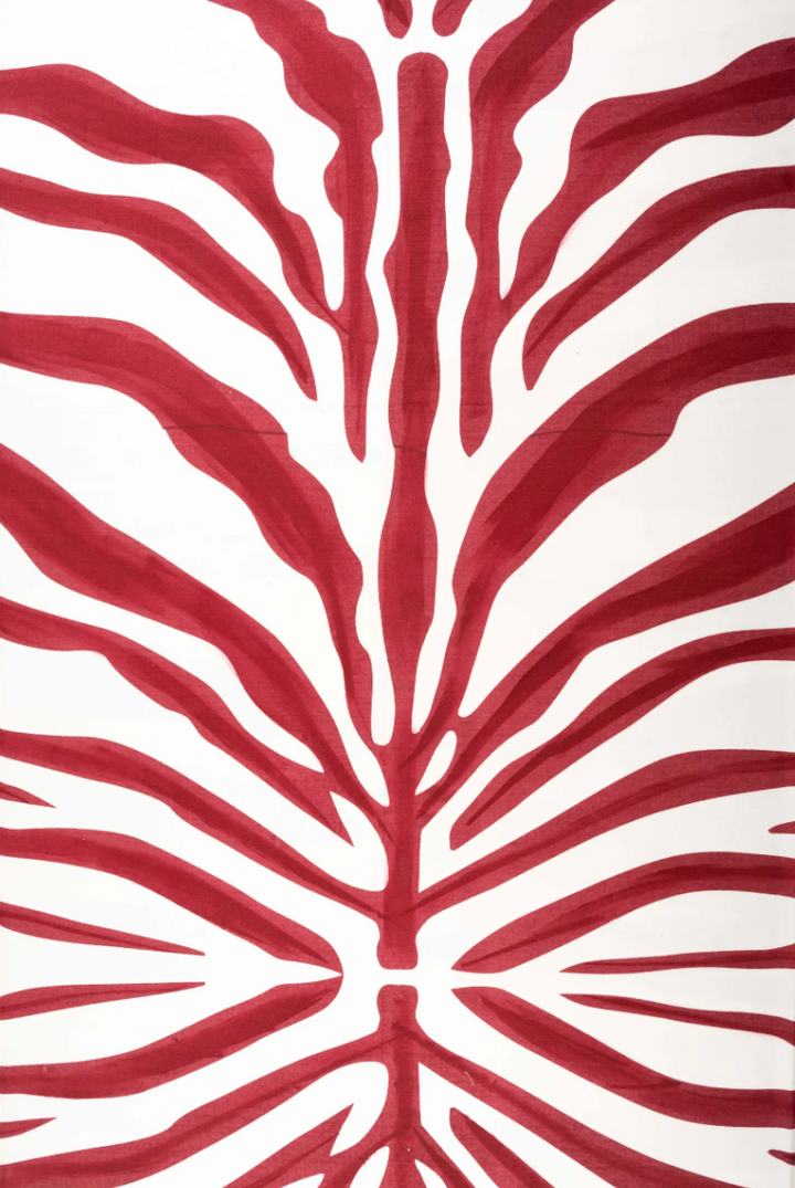 Hand-Printed Cotton Tablecloth