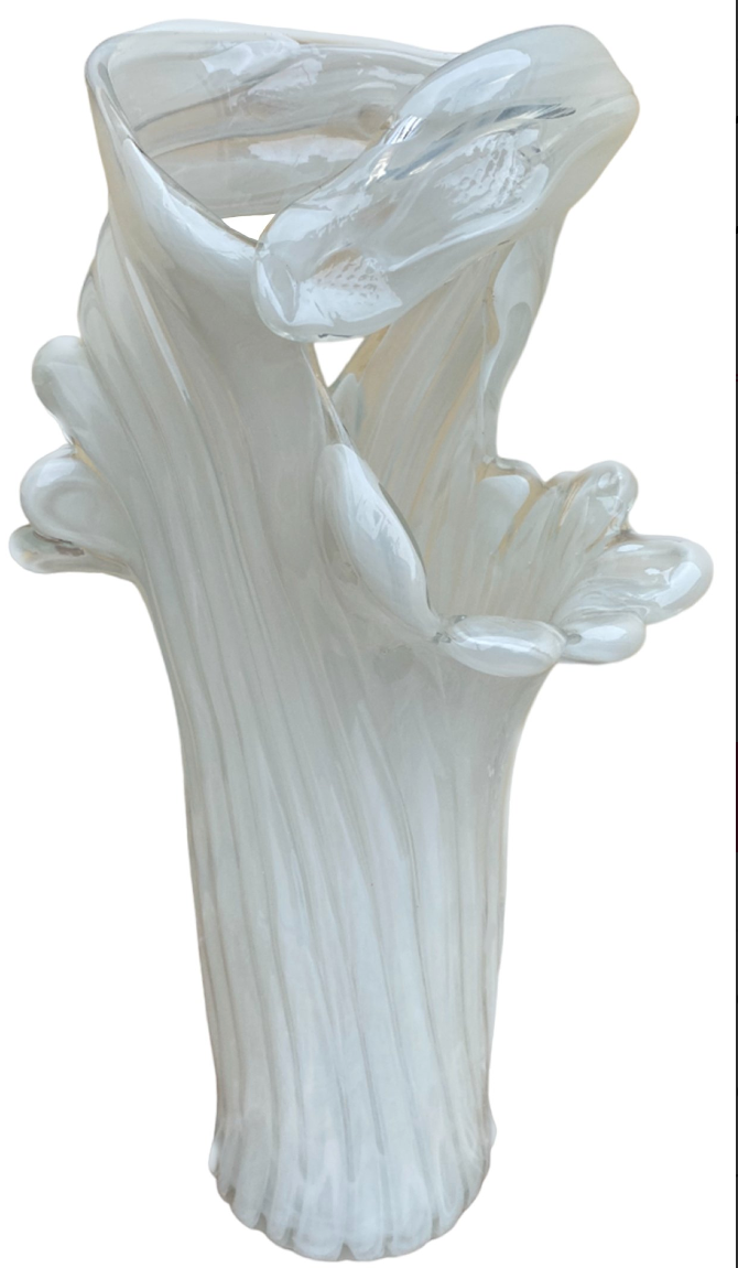 The Glass Collection – Vase-White