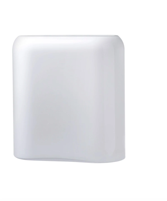 Layers Vase Medium-Opal White