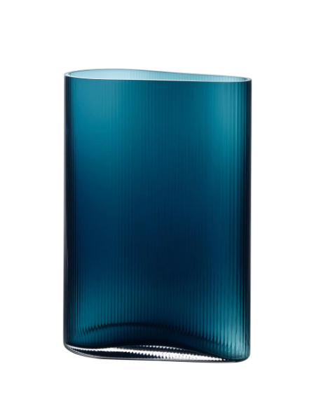 Mist Vase Short-Petroleum Green
