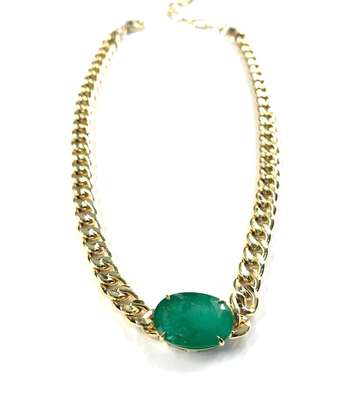 OVAL EMERALD CHOKER