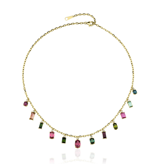 TOURMALINES SHAKER NECKLACE