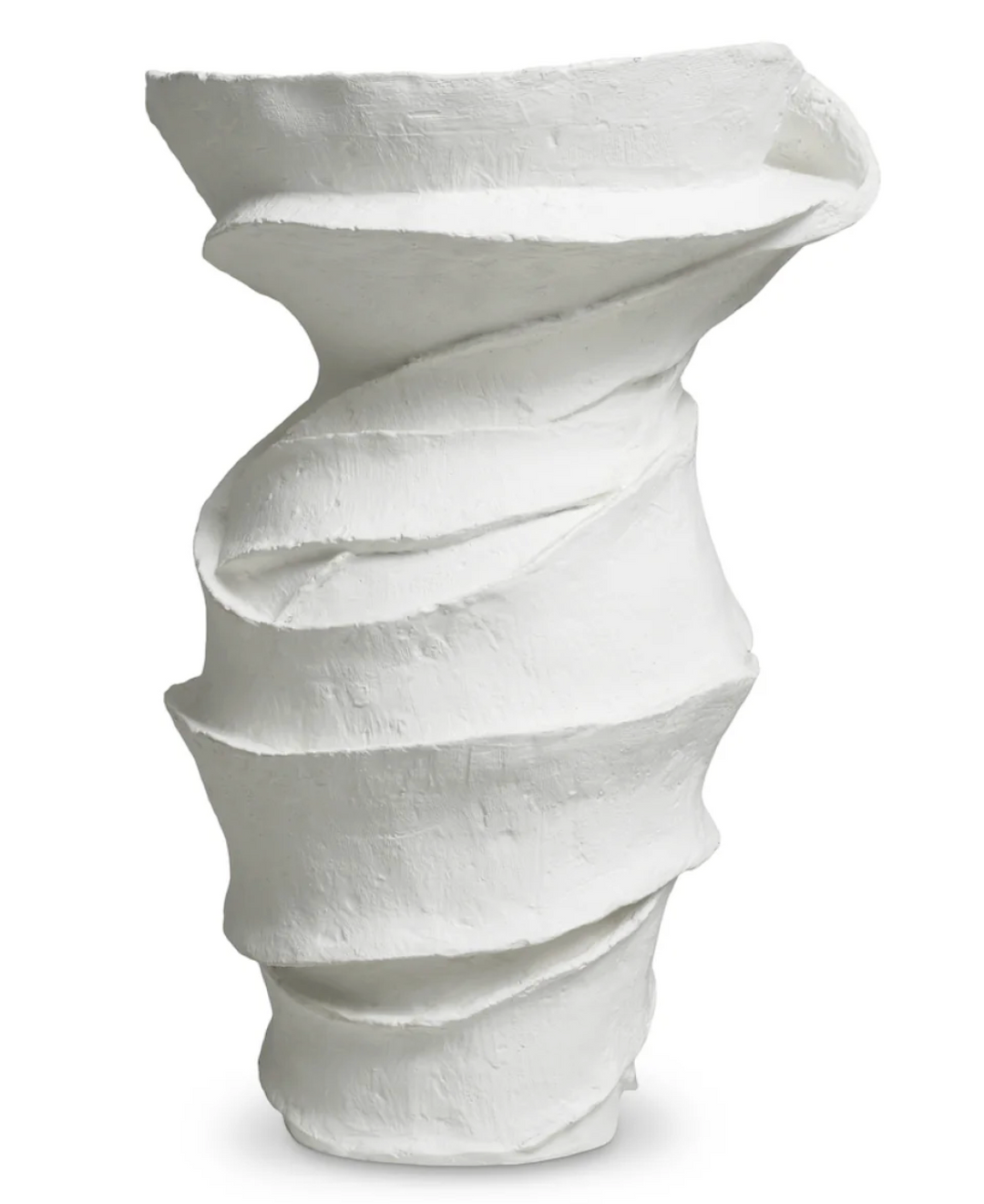 White Fiberglass Planter Horta