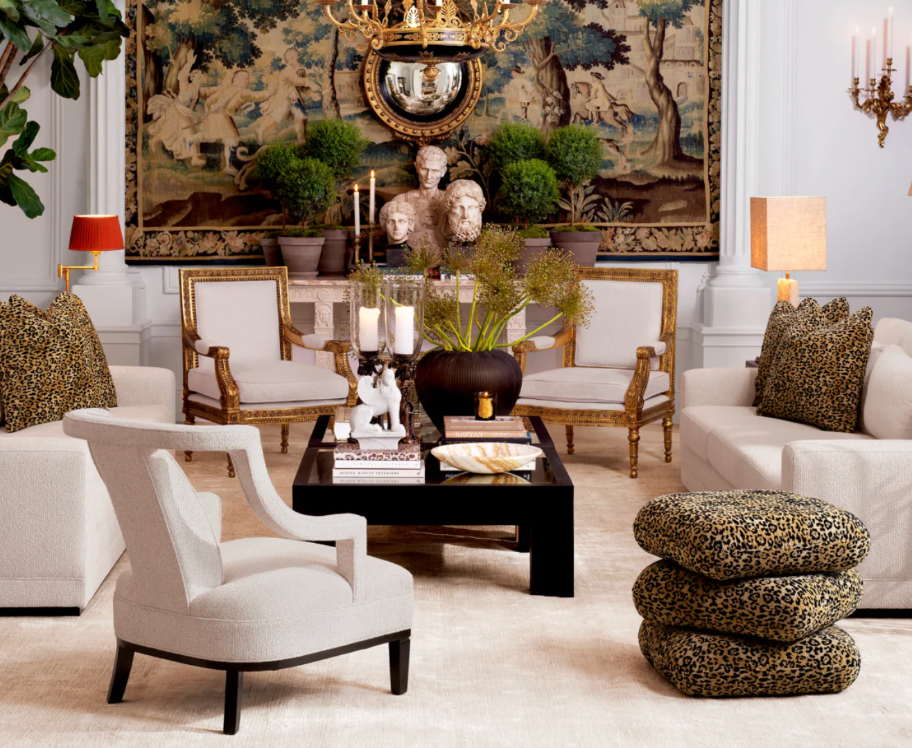 Upholstered Swivel Stool Greenwich