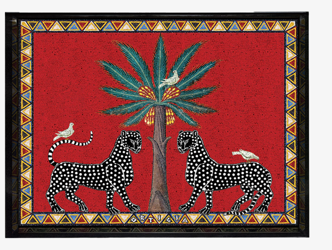 Tray Mosaico Red Large